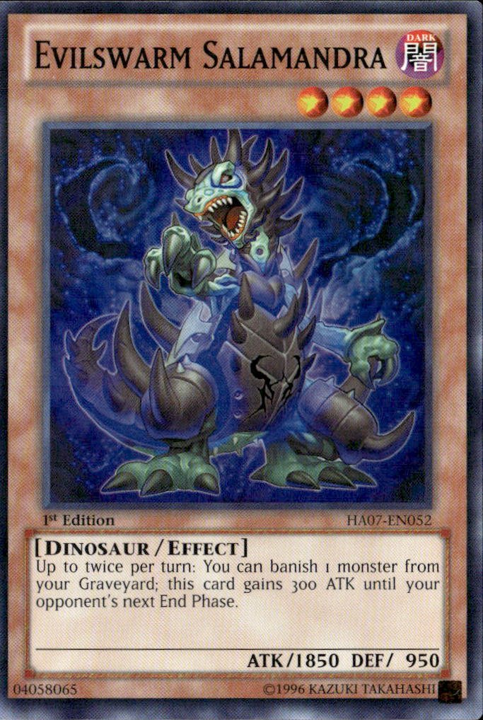 2013 Yu-Gi-Oh! Evilswarm Salamandra graded slab