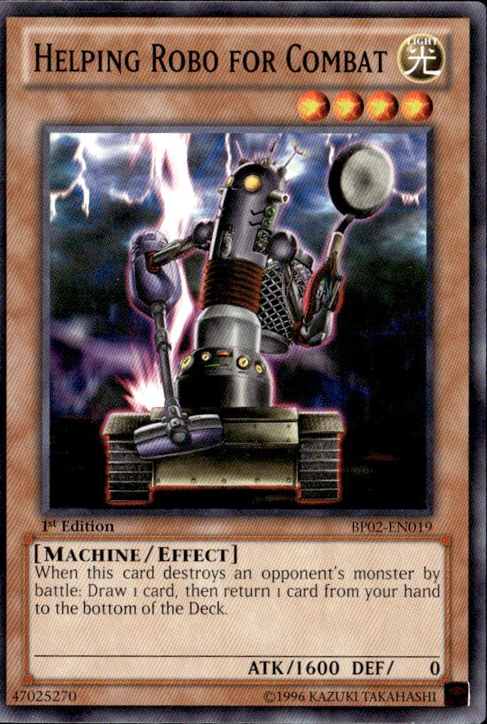 2013 Yu Gi Oh! Helping Robo For Combat graded slab