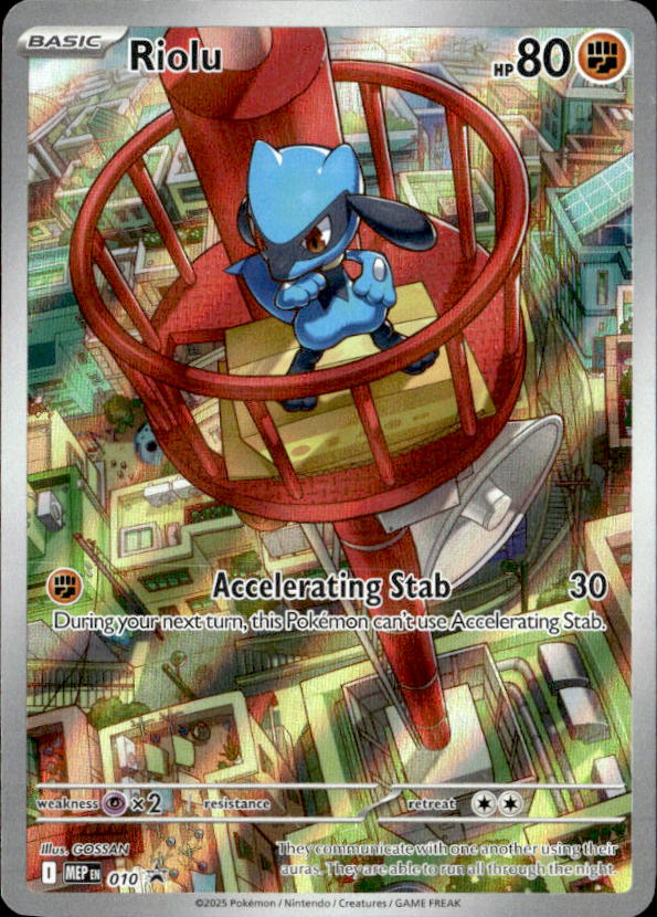 2025 Mega Evolution Elite Trainer Box Promo Riolu graded slab