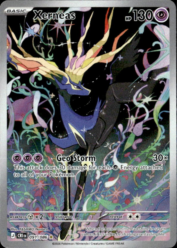 2026 Pokemon Mega Evolution Xerneas graded slab