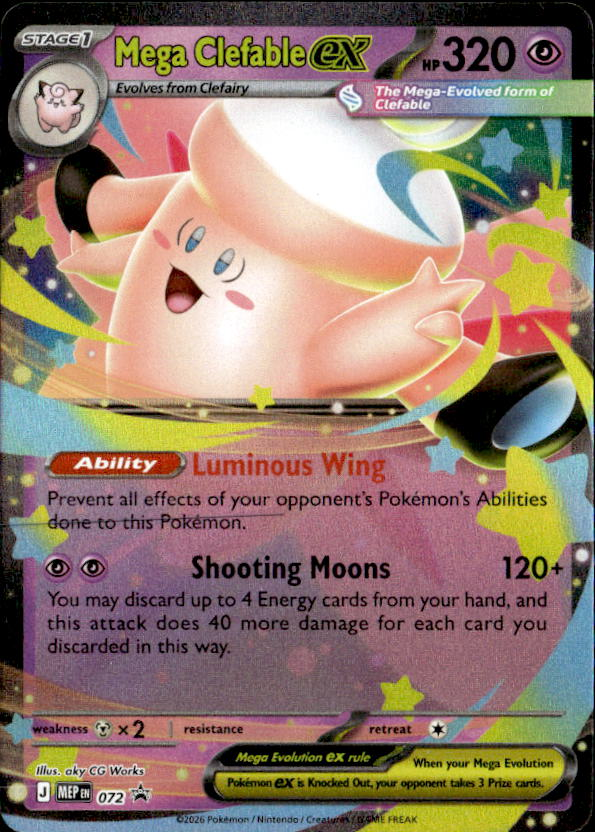 Mega Clefable Ex graded slab