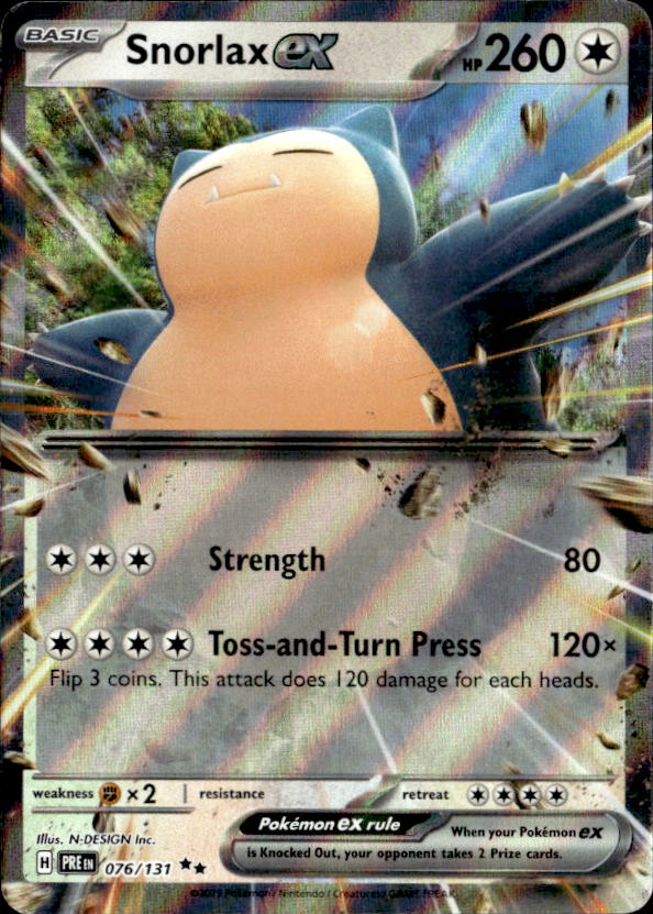2025 Pokemon Scarlet And Violet SnorlaxEX graded slab