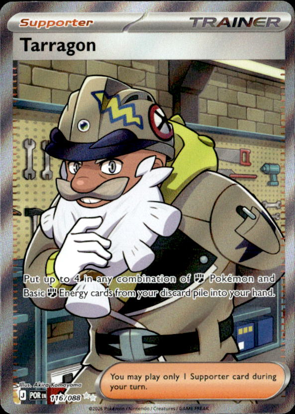 2026 Pokemon Mega Evolution Tarragon graded slab