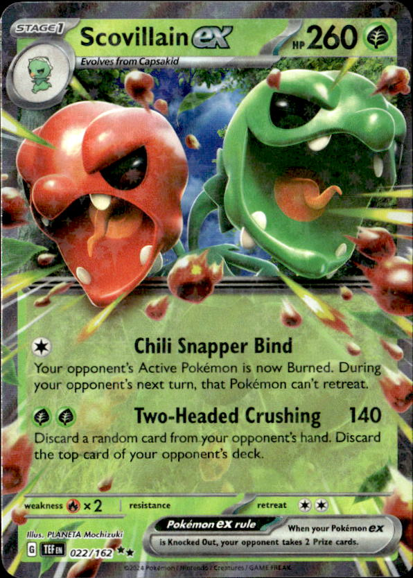 2024 Pokemon Scarlet And Violet Scovillain Ex graded slab