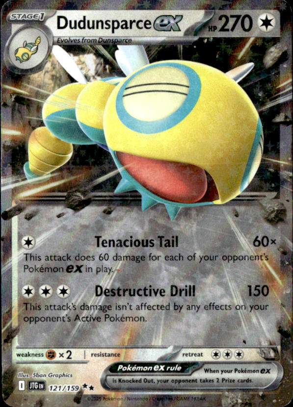 2025 Pokemon Scarlet And Violet Dudunsparce Ex graded slab