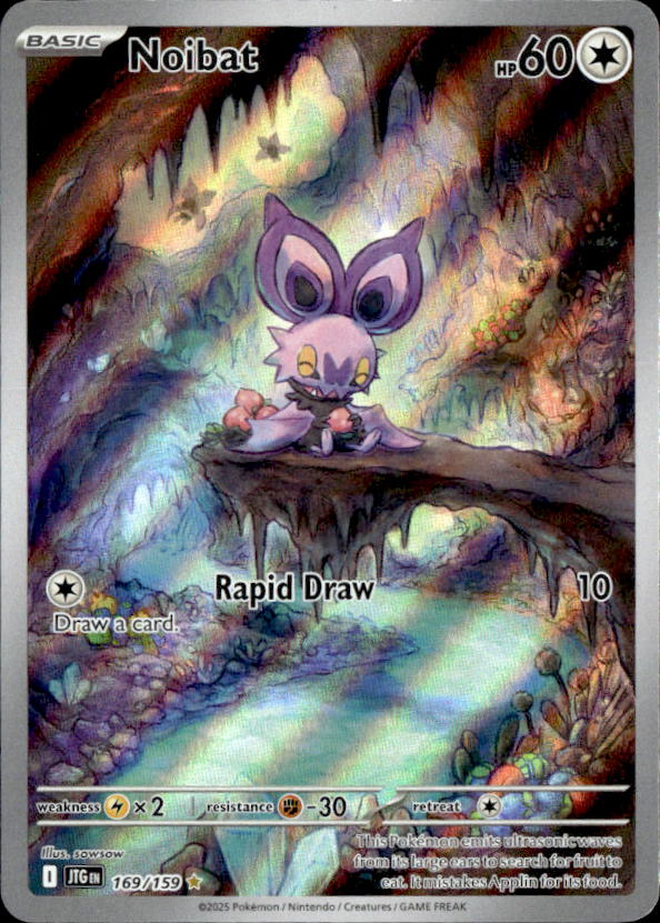2025 Pokemon Scarlet And Violet Noibat graded slab