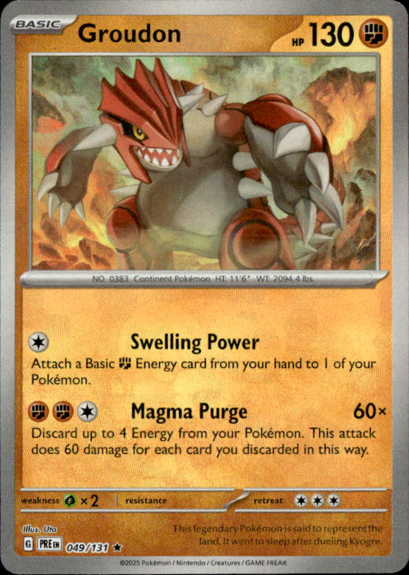 2023 Pokemon Scarlet And Violet Groudon graded slab