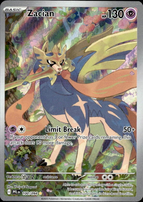 2025 Pokemon Mega Evolution Zacian graded slab