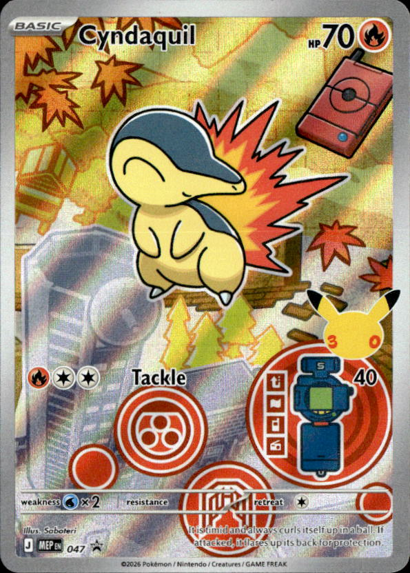 2026 Mega Evolution Promo Cyndaquil graded slab