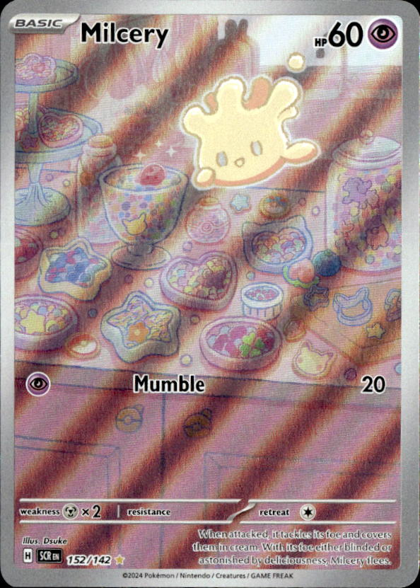 2024 Pokemon Scarlet And Violet Milcery graded slab