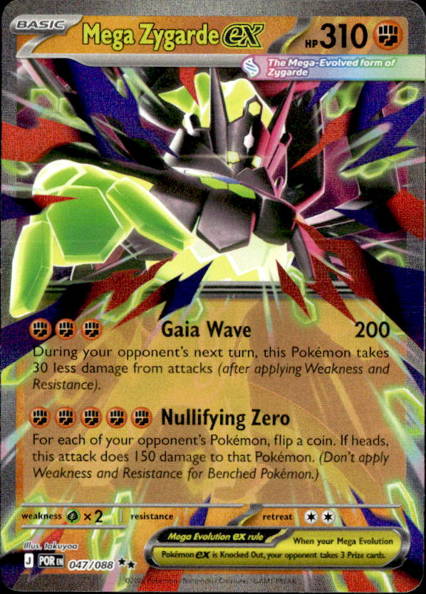 2026 Pokemon Mega Evolution Mega ZygardeEX graded slab