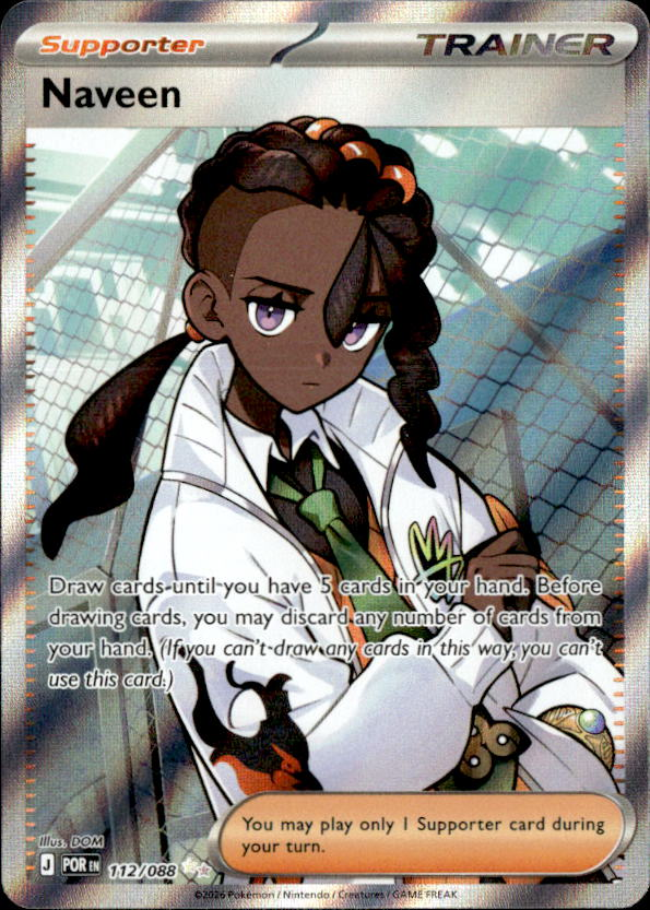 2026 Pokemon Mega Evolution Naveen graded slab