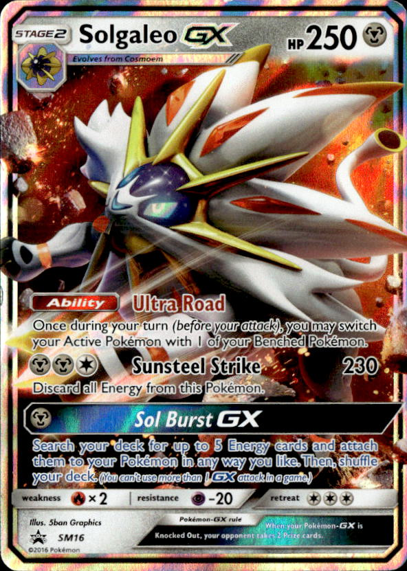 2017 Pokemon Sun And Moon Solgaleo-Gx graded slab