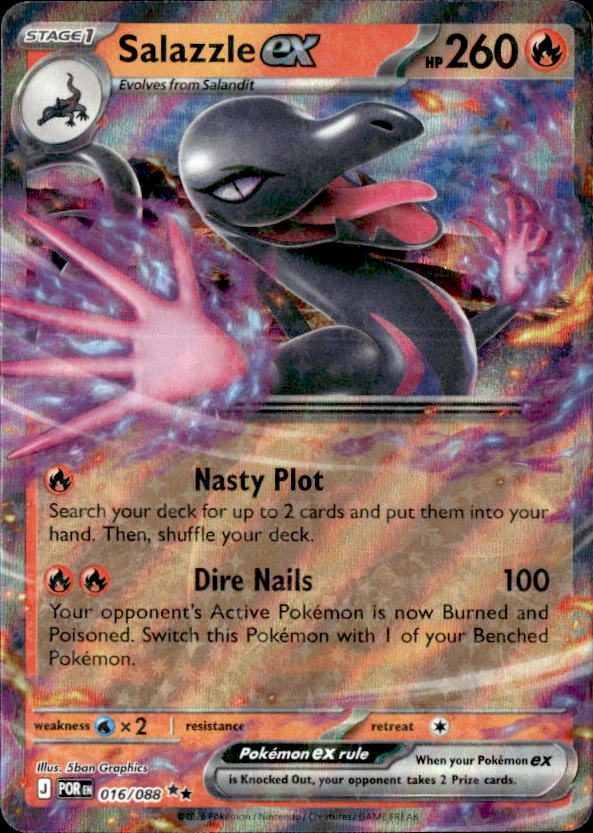 2026 Pokemon Mega Evolution Salazzle Ex graded slab