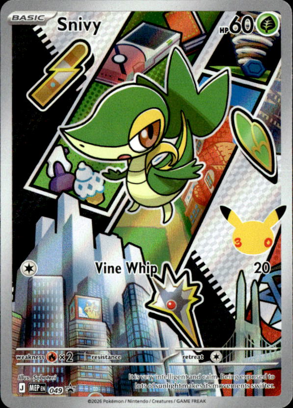 2025 Me Mega Evolution Promo Snivy graded slab