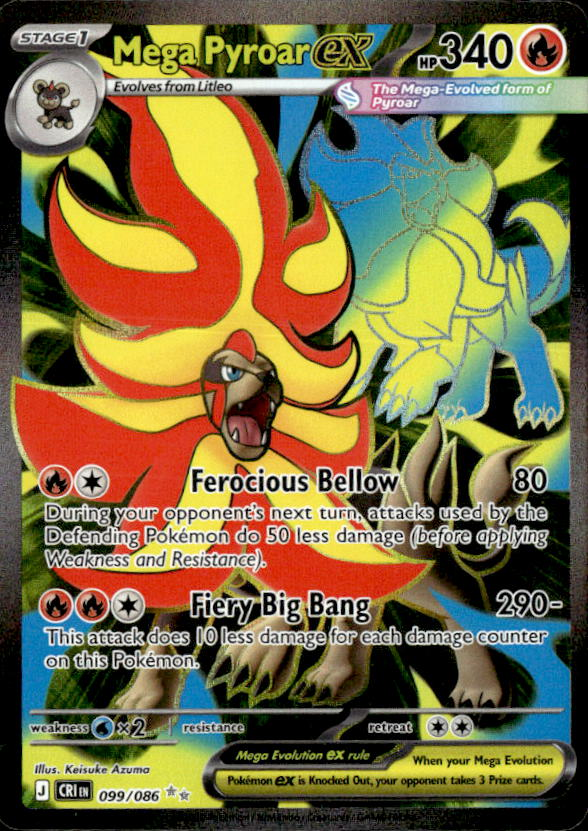 2026 Pokemon Mega Evolution Mega PyroarEX graded slab