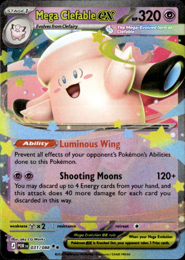Mega Clefable Ex graded slab