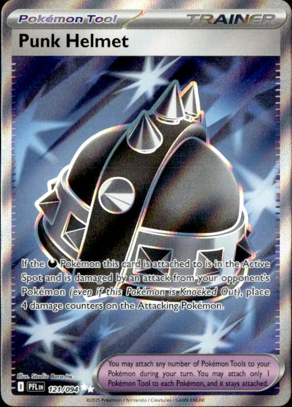 2025 Pokemon Mega Evolution Punk Helmet graded slab