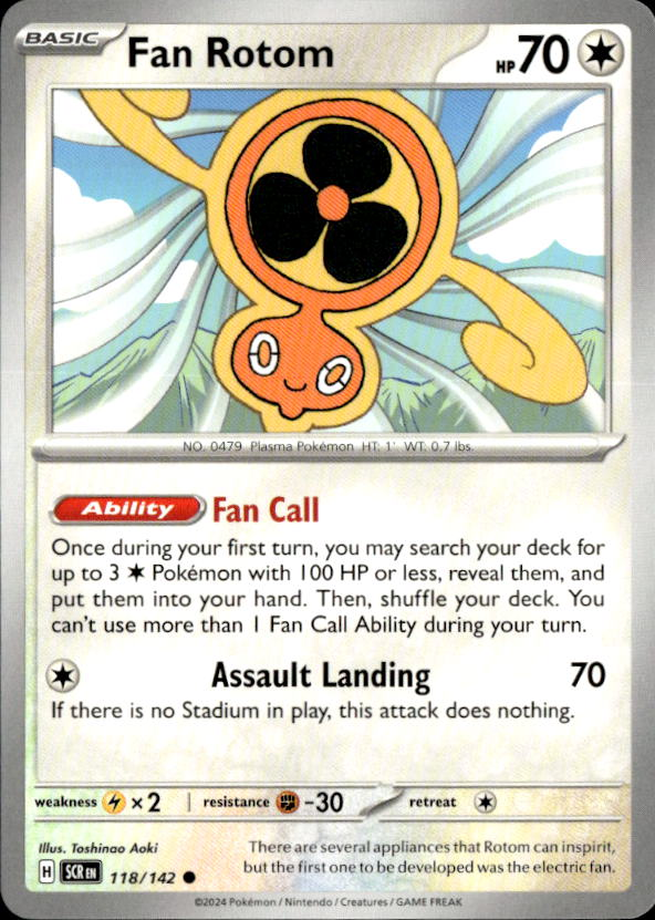 Fan Rotom graded slab
