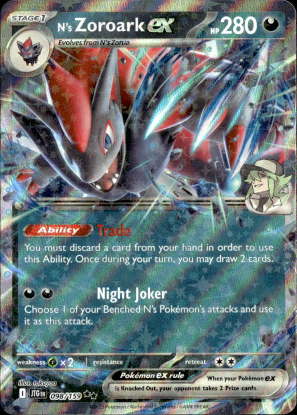 2026 Pokemon Mega Evolution N's ZoroarkEX graded slab