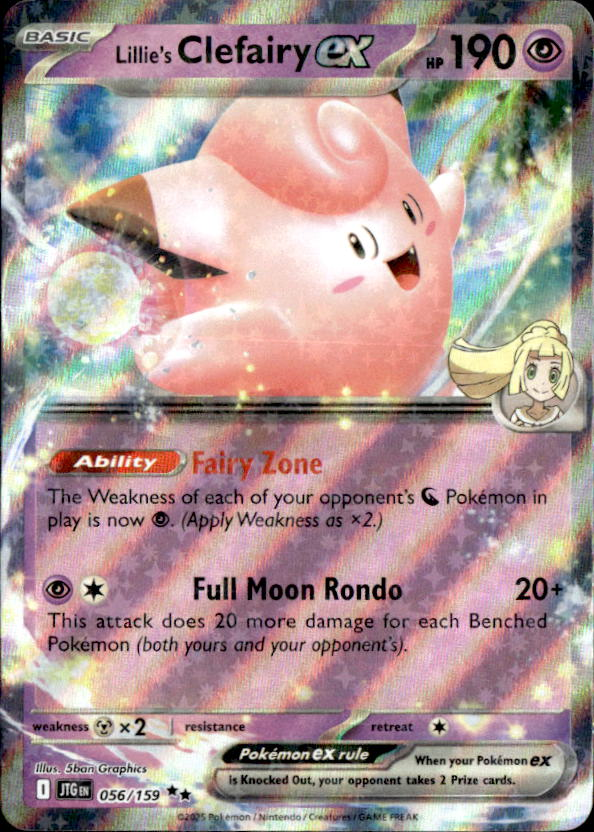 2026 Pokemon Mega Evolution Lillie'S Clefairy Ex graded slab