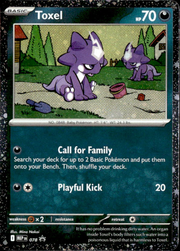 2025 Pokemon Mega Evolution Toxel graded slab