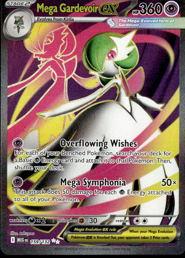 2025 Pokemon Mega Evolution Mega GardevoirEX graded slab