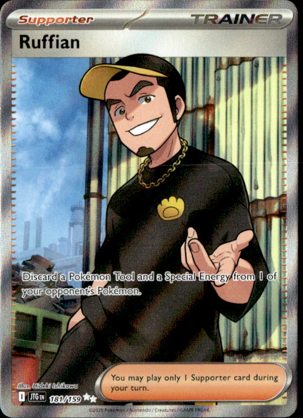2025 Pokemon Scarlet And Violet Ruffian graded slab