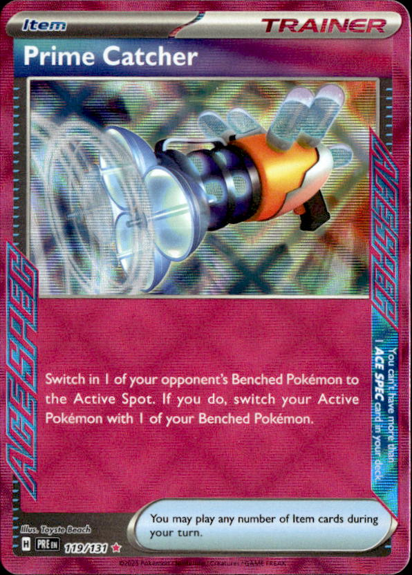 2025 Pokemon Scarlet And Violet Prime Catcher graded slab