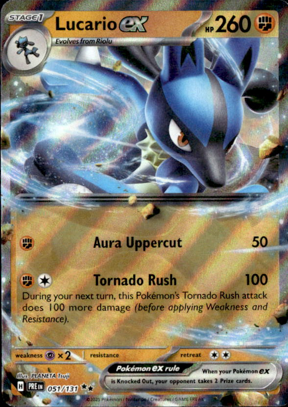 2025 Pokemon Scarlet And Violet LucarioEX graded slab