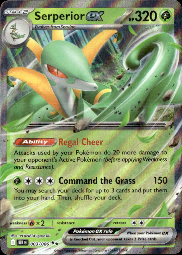 2025 Pokemon Scarlet And Violet Serperior Ex graded slab