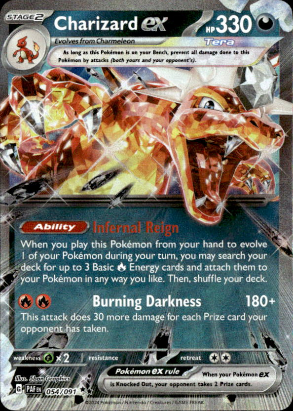 2024 Pokemon Scarlet And Violet CharizardEX graded slab