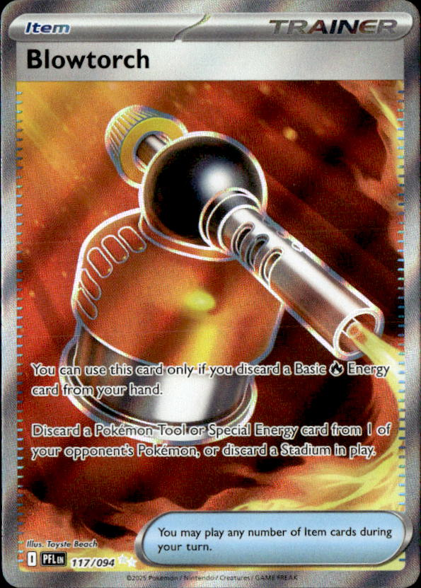 2025 Pokemon Mega Evolution Blowtorch graded slab