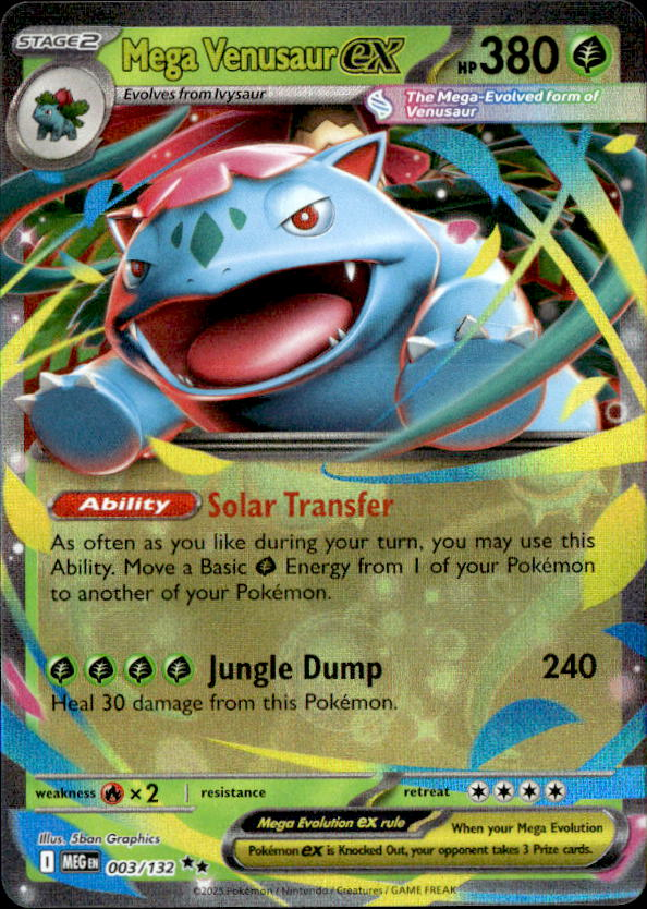 2025 Pokemon Mega Evolution Mega VenusaurEX graded slab