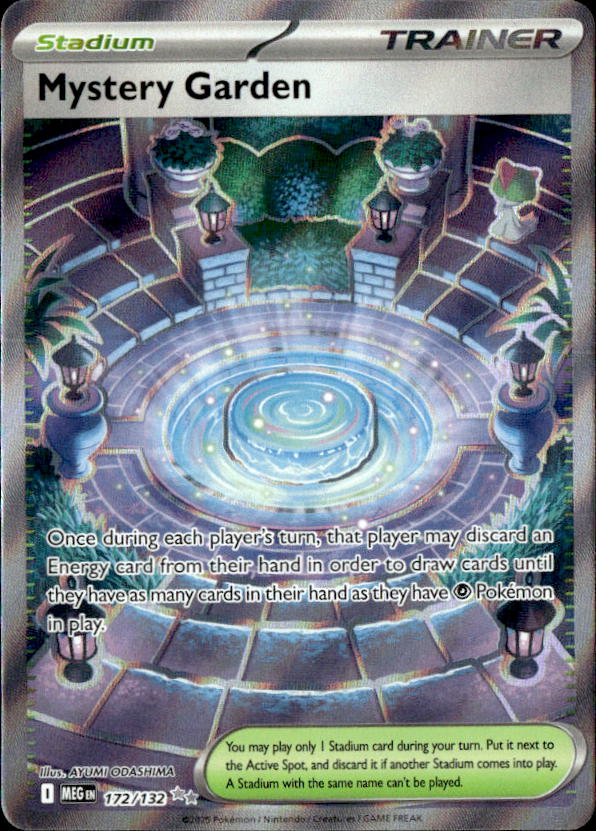 Mystery Garden graded slab