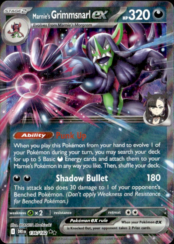 Marnie'S Grimmsnarl Ex graded slab