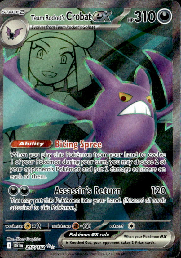 Team Rocket's CrobatEX graded slab