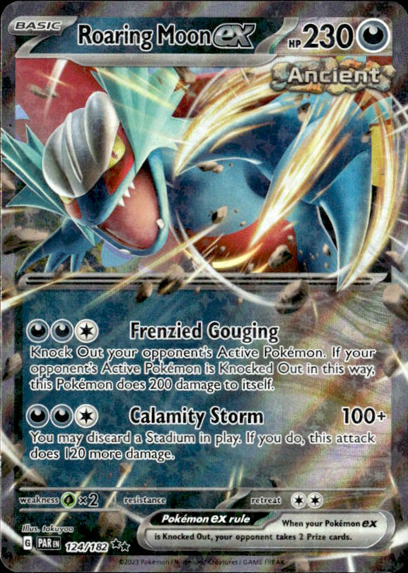 2023 Pokemon Scarlet And Violet Roaring MoonEX graded slab