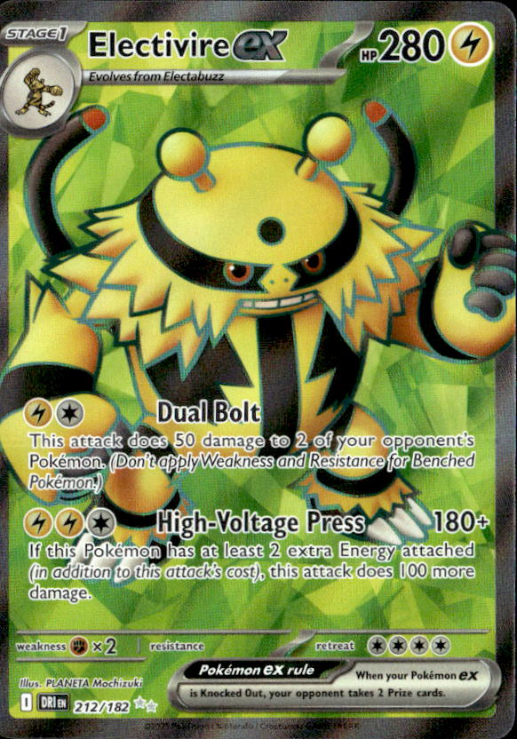 2025 Pokemon Scarlet And Violet ElectivireEX graded slab