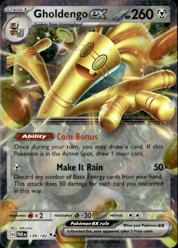 2023 Pokemon Scarlet And Violet GholdengoEX graded slab