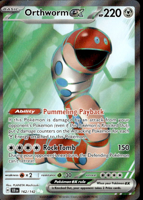 2024 Pokemon Scarlet And Violet OrthwormEX graded slab