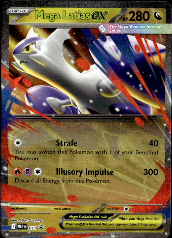2025 Pokemon Mep Mega Latias Ex graded slab