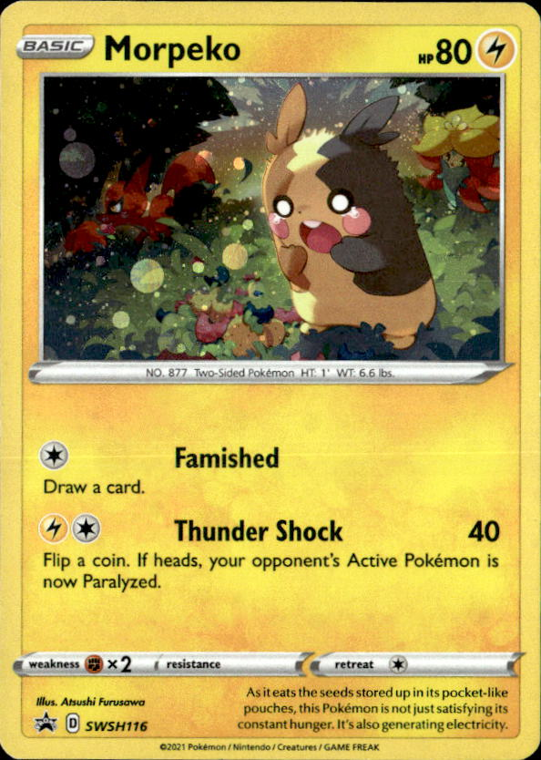 2019 Swsh Sword & Shield Promo Cards Morpeko graded slab