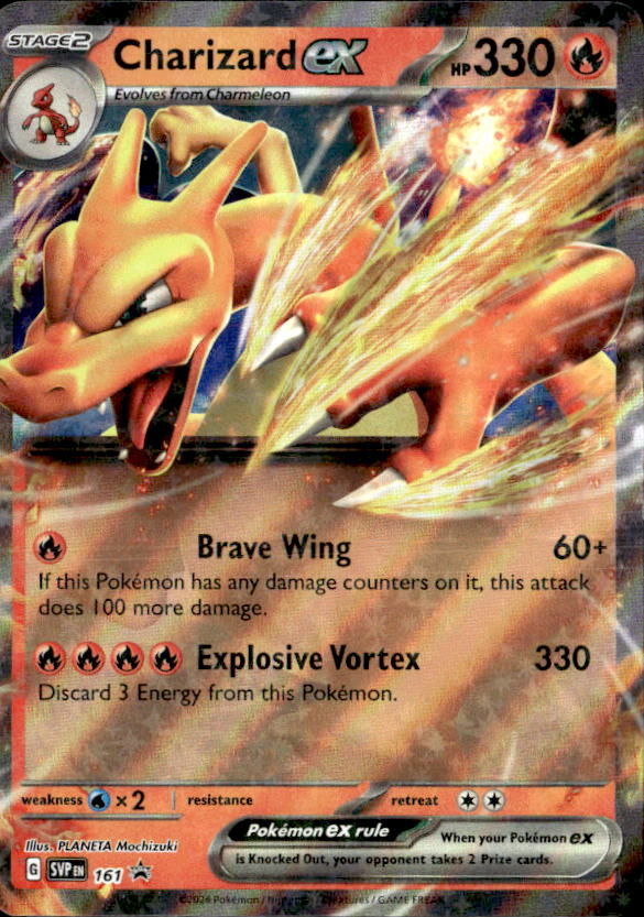2023 Pokemon Scarlet And Violet CharizardEX graded slab