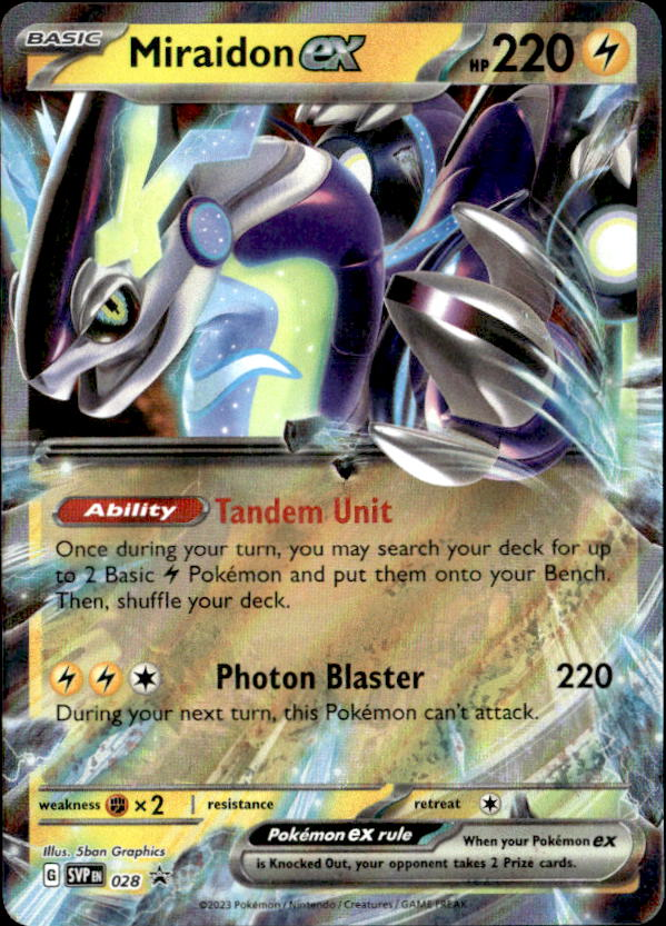 2023 Pokemon Svp Miraidon Ex graded slab