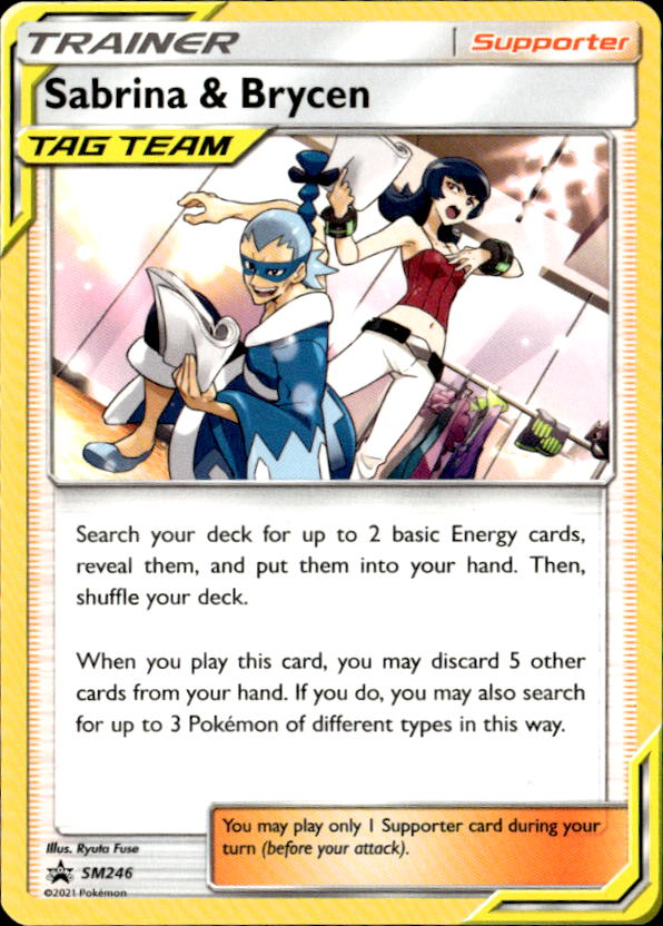 2016 Sm Promos Sabrina & Brycen graded slab