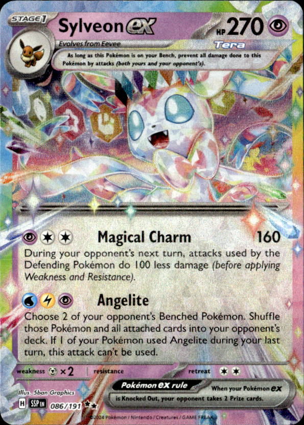2024 Pokemon Scarlet And Violet SylveonEX graded slab