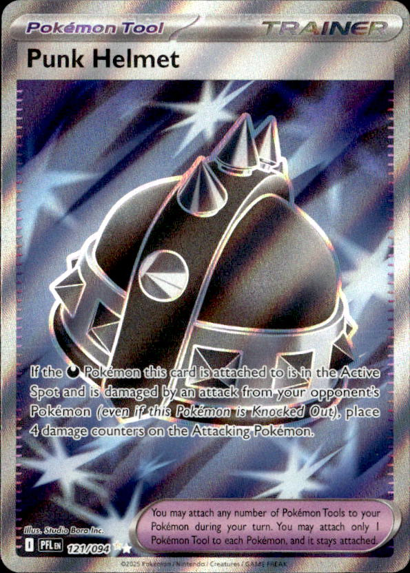 2025 Pokemon Mega Evolution Punk Helmet graded slab