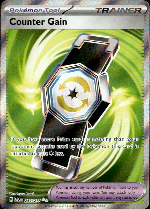2026 Pokemon Mega Evolution Counter Gain graded slab