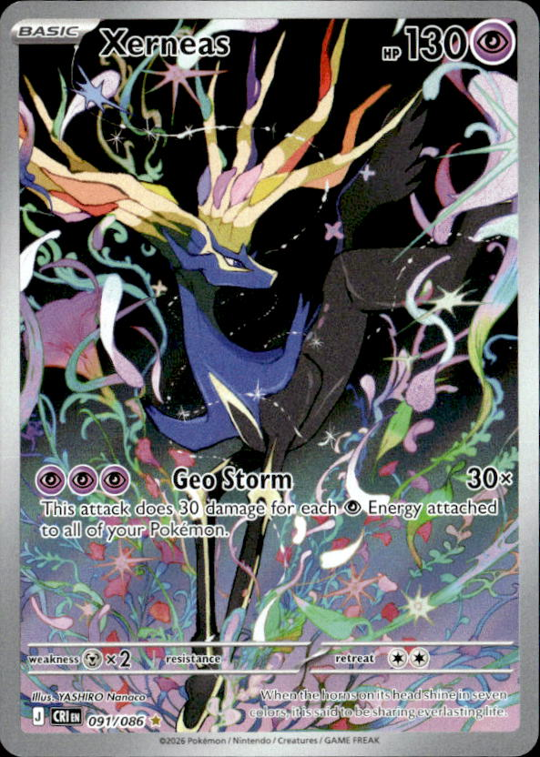 2026 Pokemon Mega Evolution Xerneas graded slab
